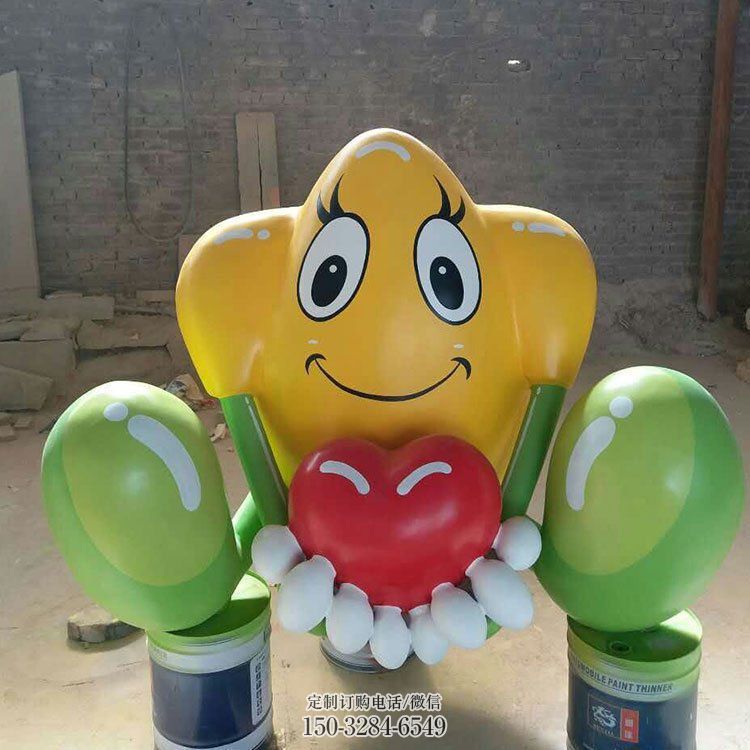 广场黄瓜雕塑 抽象果蔬雕塑 烤漆瓜果雕塑