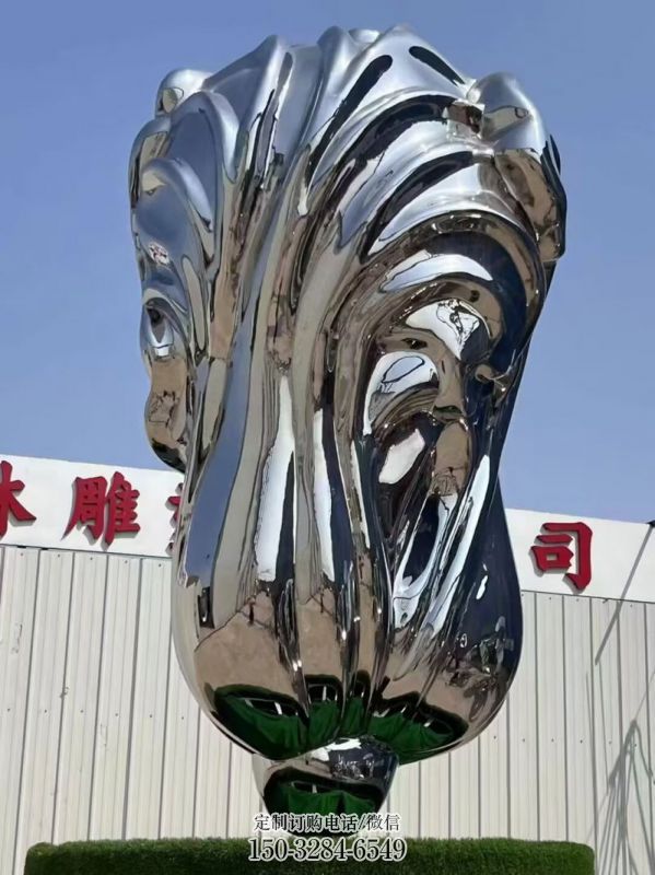 步行街白菜雕塑 游乐场景观果蔬雕塑 铸造蔬菜雕塑
