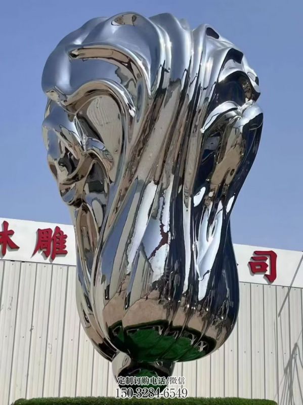 庭院白菜雕塑 公园草地果蔬雕塑 锻造蔬菜雕塑
