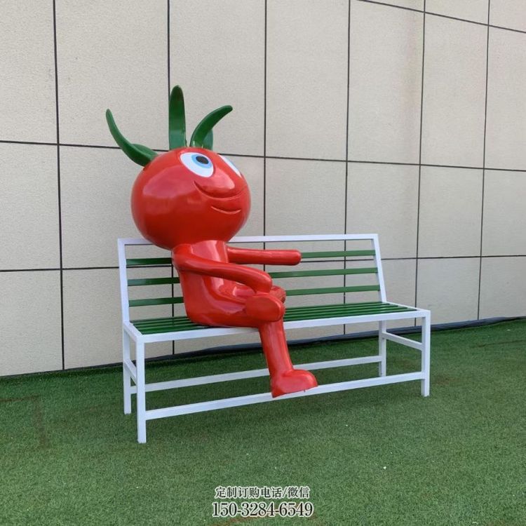 风景区西红柿雕塑 售楼处广场雕塑 仿古摆件