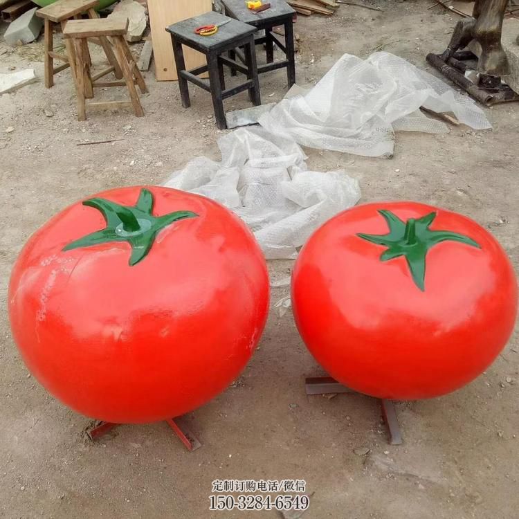 西红柿雕塑 大型城市雕塑 商业街摆件