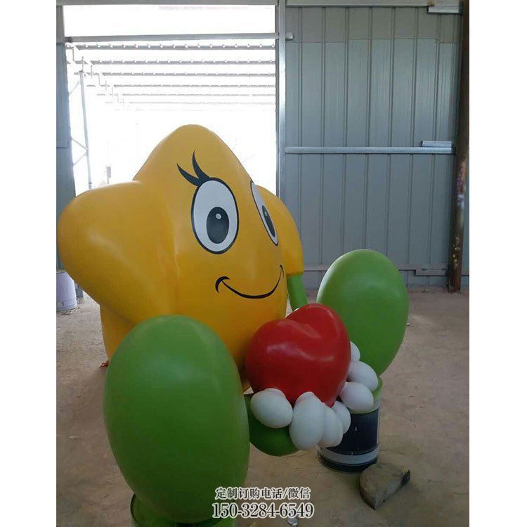 苦瓜雕塑 景观美陈果蔬雕塑 喷漆瓜果雕塑