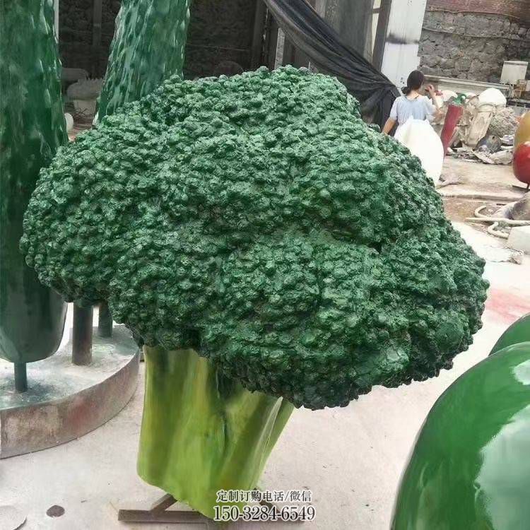城市菜花雕塑 风景区彩绘雕塑 抽象摆件