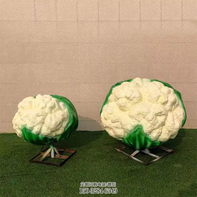 创意菜花雕塑 彩绘果蔬雕塑 公园蔬菜雕塑