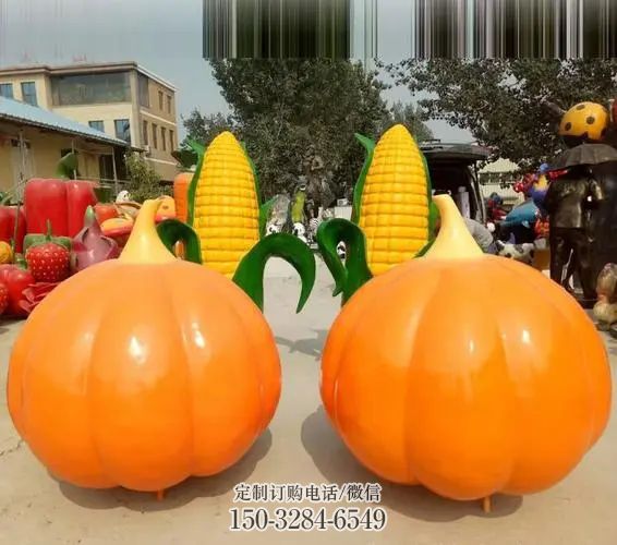 风景区南瓜雕塑 售楼处广场雕塑 仿古摆件