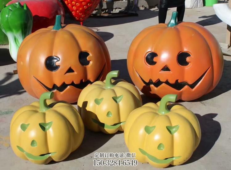 园林南瓜雕塑 城市广场雕塑 步行街摆件
