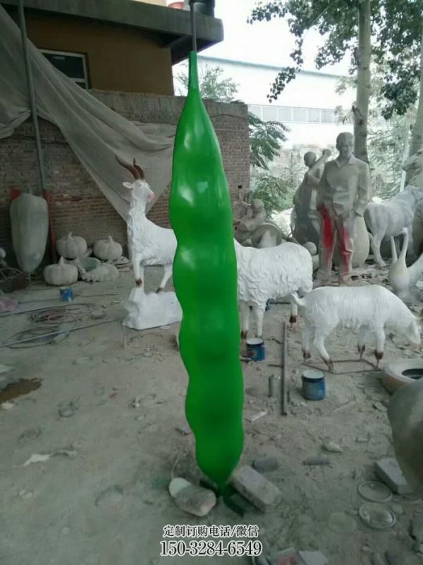 酒店芸豆雕塑 蔬菜雕塑装饰精品 景观户外果蔬雕塑点击