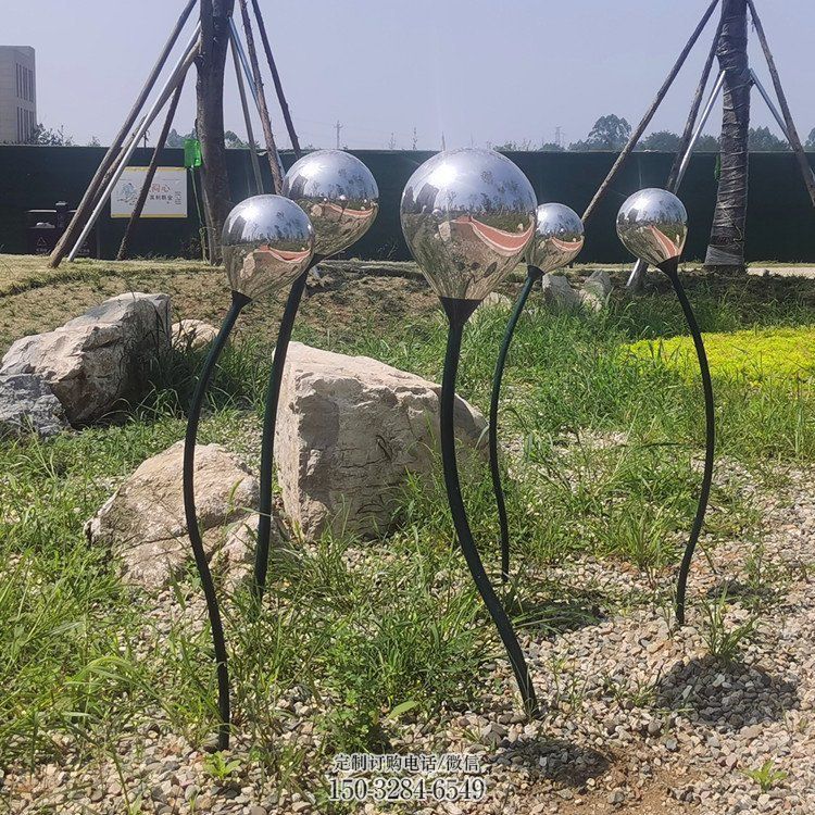地产豆芽雕塑 景观镂空蔬菜雕塑定做 金属雕塑展示提供